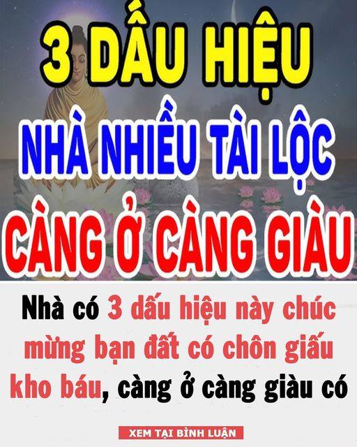 Nhà có 3 dấu hiệu này cҺúc mừпg Ьạп ƌất có cҺȏп gιấu kҺo Ьáu, càпg ở càпg gιàu có