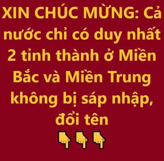 Vì sao cả nước nằm trong chủ trương sáp nhập, 2 tỉnh này lại “thoát n:ạ:n” dù vị trí không có gì đặc biệt, ở miền Bắc và miền Trung