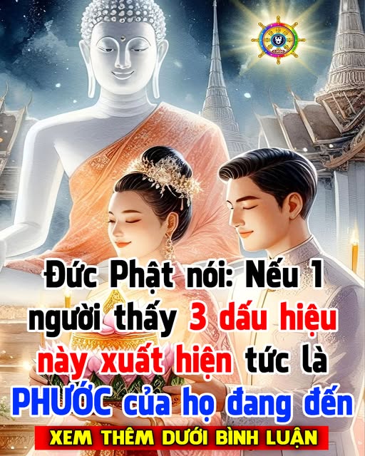 Nếu 1 người có 3 dấu hiệu tức là phước của họ đang đến